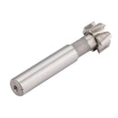 Two 16mm x 8mm White Steel Straight Shank T-Slot Milling Cutters for Millin