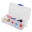 Add-a-circuit Fuse Tap Adapter Kit w/ 5A 7.5A 10A 15A 20A Micro2 Fuses+Clip
