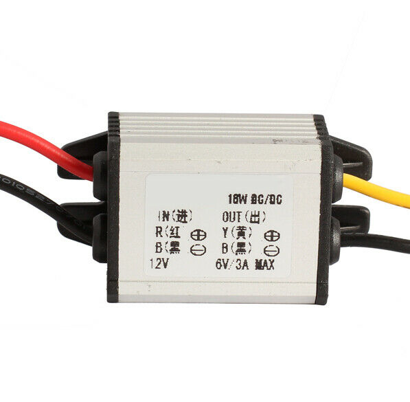 Car Charger Converter 12V To 6V 3A 18W DC To DC Buck  Step Down Module