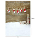 Christmas Element Photography Background Backdrop Cloth Desk Table Studio Video