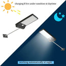 48LED Outdoor Solar Wall Light with Pole IP65 Waterproof Motion Sensor Lamp