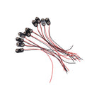 10pcs I Type Plastic 9V Battery Connector Clip Tinned Wire Leads 150mm 2017