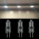 10-Pack 20 Watt 12 Volt Halogen Light Bulbs G4 Base Bi-Pin 12V 20W T3 JC Lamp AU