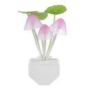Colorful LED Mushroom Night Light Luminous Lamp Sensor Baby Gift(EU Plug)