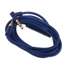 Replacement Audio Cable with Mic for Beats by Dr. Dre Headphone blue