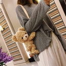 Lovely Cartoon Bear Messenger Handbags Women Girls Faux Fur Shoulder Bags