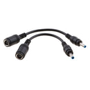 7.4x5.0mm Female 4.5x3.0mm Male Power Adapter Cable for for Dell Laptop