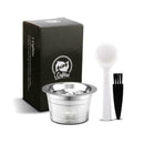 stainless steel coffee pod capsule for caffitaly cafissimo tchibo