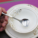 Heart Shaped Dessert Spoon Tea Coffee Spoons Mixer Flatwares Kitchens SP