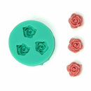 Mini Rose Flower Silicone Mold Making For Super Sculpey Clay Polymer TOP Y2S5