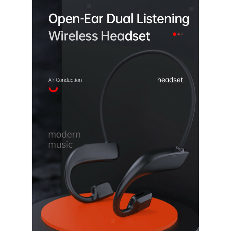 Waterproof Office Wireless  5.0 Bone Conduction Headphone Earbuds