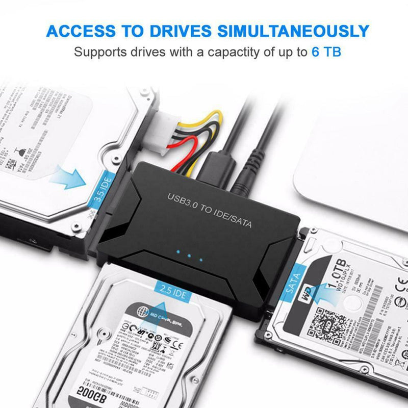 Universal Converter USB3.0 to SATA/IDE 2.5in 3.5in Hard Disk Case (EU)