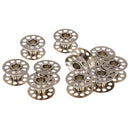 10 Pieces Metal Universal Sewing Machine Metal Bobbins Bobbin Spool 20mm