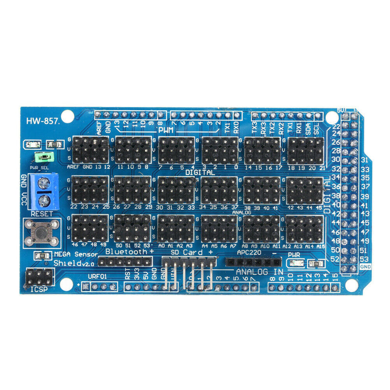 Dedicated Expansion Development Board for Arduino MEGA V1.0 V2.0 Sensor Shield