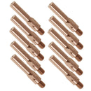 20pcs 45mm Weld Contact Nozzle Tip Holder MAG Shielded Welding 1.2mm+1.4mm