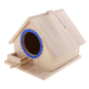 Hanging Bird House Outdoor Garden Decorative Wooden Pet Birdhouse for Bluebirds,