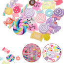 30pcs DIY Scrapbooking Slime Beads Accessories Candy Flatbacks Crafts Colorful