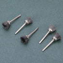 10 Pcs Stainless Steel Wire Polishing Brush Drum Set For Rotary Tool