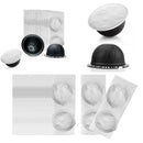 Aluminium Lids For  Reusable Capsules - Foil Seals: Fill Your Own 50pk