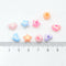 100pcs End Finished Beads fit Hair Tie Band Rope Ponytail Holder Bracelets