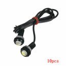 10PCS Car 18MM Eagle Eye 9W Ultra-Thin Rogue Screw Waterproof Reversing Light sf