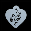 Excellent Rose Flower Leaf Cake Stencil Wedding Coffee CupcakeCookieDecoration Z