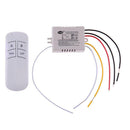 Wireless ON/OFF 2 Ways 220V Lamp Remote Control Switch Receiver Transmitter A