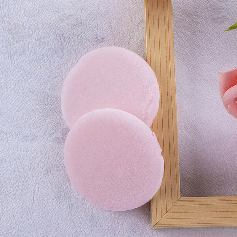 Soft Beauty Powder Puff Face Foundation Cosmetic Tool Makeup Sponge (Pink) A