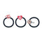 3pcs Girls Cute Rubber Band Elastic Hair Ties Ropes Women Ponytail Holder A