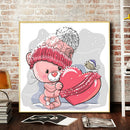 DIY Full Round Diamond Painting Cute Animal Picture Rhinestone Kits (LG992)