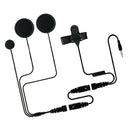 Full Face Moto Motorcycle Bike Helmet Earpiece Headset Microphone For Phones