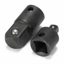 2Pcs Air Impact Ratchet Socket Adapter Converter Vanadium 3/8 To 1/4 1/4 To