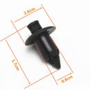 100pcs 8mm Motorcycle Fairing Rivet Retainer Trim Push Clips for Kawasaki