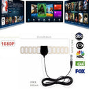 25miles Indoor TV VHF UHF FM 4K 1080P HDTV HD DVB-T2 ATSC HD Thin TV Antenn Nw