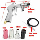 Air Sandblaster Sandblasting Blast Gun+Nozzles+Connector+Tube Derusting Too