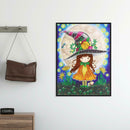 5D DIY Special Shaped Diamond Painting Girl Cross Stitch Mosaic Kits Decor