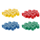 100pcs Opaque Blank Six Sided Dice D6 D&D RPG Party Game Dices Mixed Color