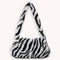Animal Pattern Underarm Bag Women Mini Plush Shoulder Handbags Purse (4)