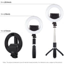 Portable Foldable Ring Light Selfie LED Ring Light 1200mAh for Stream Makeup