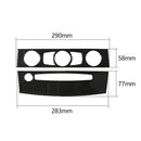 Carbon Fiber Air Conditioner CD Panel Cover Trim for BMW 5 Series E60 2004-