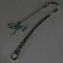 Luminous Creative Dragonfly Butterfly Retro Metal Moon And Stars Book Marks FT