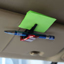 Red Car Sun Visor Clip Holder For Reading Glasses Sunglasses Eyeglass Card M&O