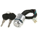 4-Wire Ignition Switch Lock with Key for ATV Scooter Dirt Bike Go Kart Quad