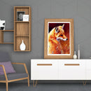 Drawing Art Full Round Drill Animal Fox 5D Kit DIY Diamond Painting (LD480) A
