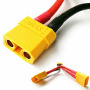 XT90 Durable Repair Plug And Play Powerful Low Frequency Y Type Connector Cable