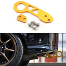 2" Anodized Billet Aluminum Rainbow Rear Bumper Racing Tow Hook CNC Kit Golden d