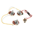 Bass Circuit Wiring Kit Tone Volume Control A250K B250K Pots Socket