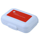 Portabe Multilayer 8 Compartment Pill Box Moistureproof Pill Holder Red