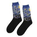 Mens Breathable Sports Ankle Crew Socks Fashion Art Printed Casual Socks