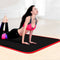 10Mm Thick Non-Slip Yoga Mat Nbr Fitness Pilates Mat Anti-Tearing Edge Begi O2O5